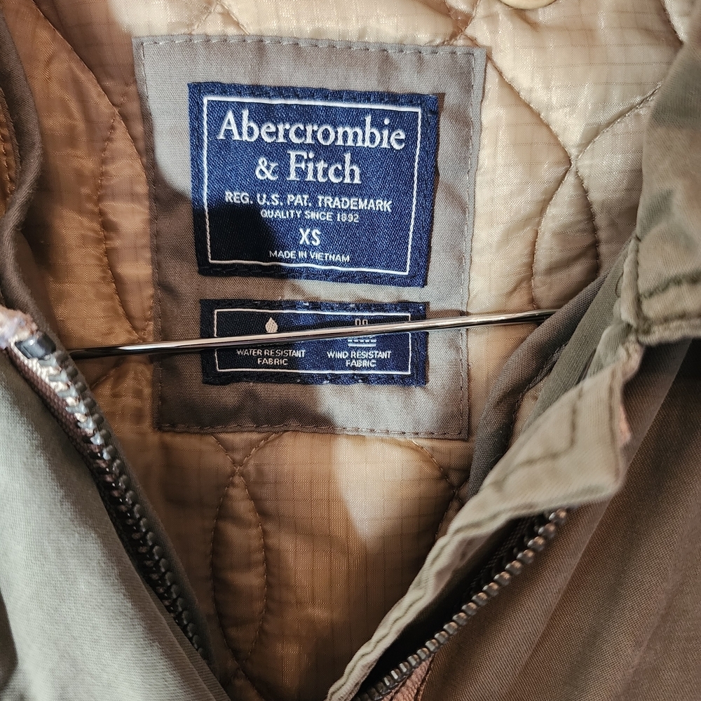 Abercrombie & Fitch Olive Green Utility Jacket XS - Picture 3 of 9